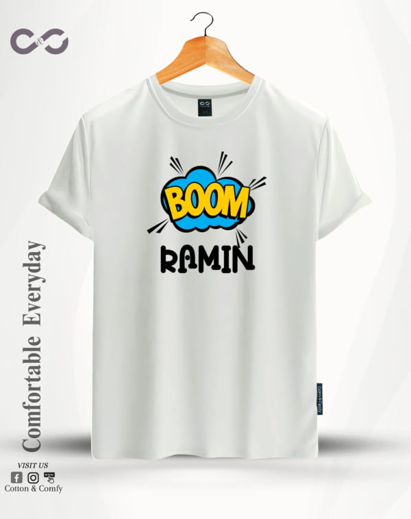 Customize – T-Shirt – Boom