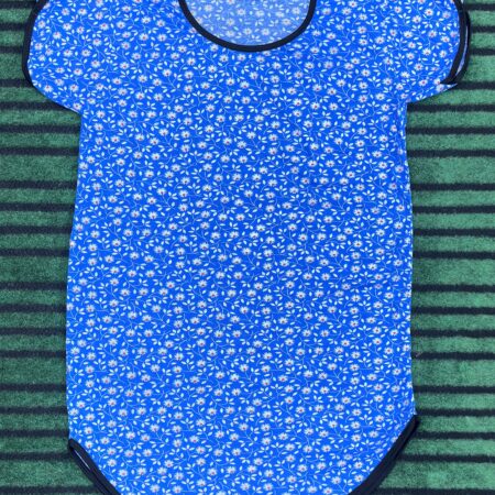 Long T-shirt Design – Blue Daisy