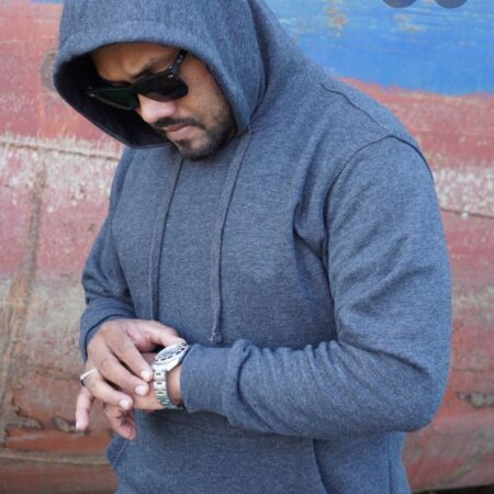 Men's Premium Pullover Hoodie - Deep Ash