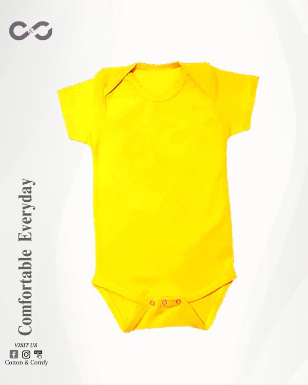 Solid Romper yellow